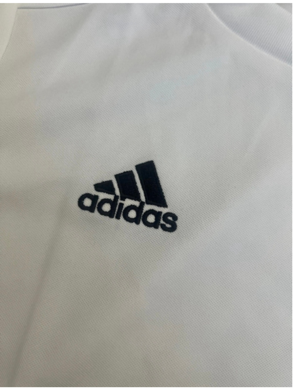 Boys Adidas Soccer White Blanc Activewear Jersey Short Sleeve Shirt small 9-10y - Picture 3 of 7